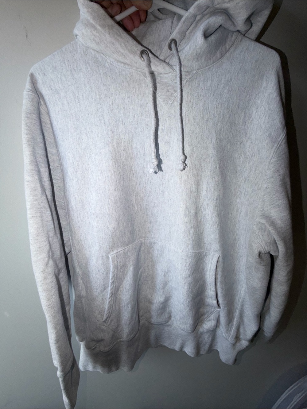 Champion reverse weave grey hoodie